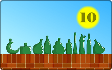 Ten Green Bottles